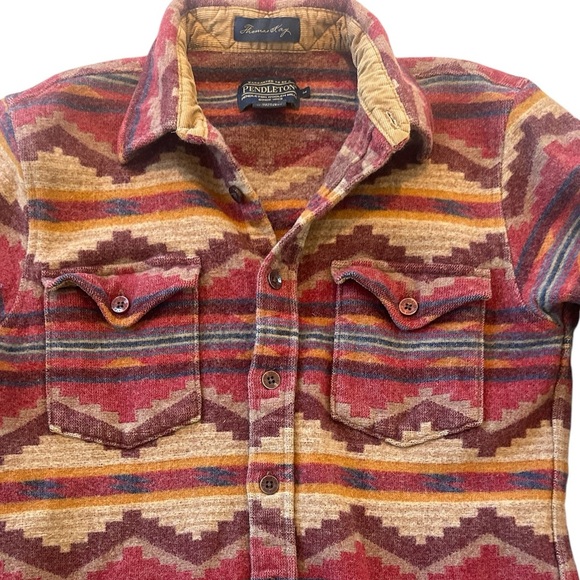Pendleton Pine Top Southwest Wool Button Down Shirt - Picture 6 of 11